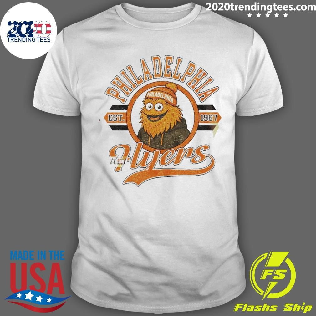 Gritty Philadelphia Flyers Hockey Est 1967 Nhl 2026 Vintage Shirt Unisex T-shirt, Sweatshirt, Hoodie, Long Sleeve Tee - T-Shirt, Sweatshirt, Hoodie