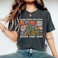 Groovy New Teacher Shirt Teach Them Love Them Watch Them Grow Shirt Retro Floral Teacher Life Shirt Best Teacher Shirt Back School Teacher Kindergarten Teacher Teacher Appreciation Love Teacher Teacher Top T-Shirts, Hoodie, Sweatshirt - T-Shirt, Sweatshirt, Hoodie
