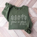 Grow Grace Faith Christian Jesus Shirt Bible Verse Faith Shirt Christian T-Shirts, Hoodie, Sweatshirt - T-Shirt, Sweatshirt, Hoodie