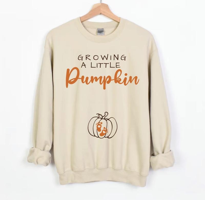 Growing Little Pumpkin Maternity Pregnancy Reveal Halloween Pregnancy Announcement Pumpkins Xmas Family 2024 Sweatshirtstyle{N002}2 T-Shirts, Hoodie, Sweatshirt - T-Shirt, Sweatshirt, Hoodie