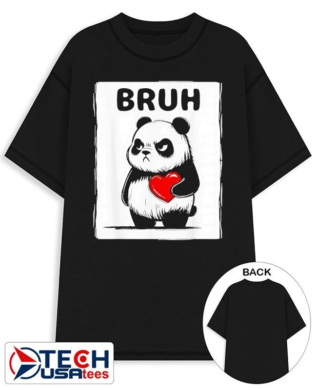 Grumpy Panda Bruh shirt Unisex T-shirt, Sweatshirt, Hoodie, Long Sleeve Tee - T-Shirt, Sweatshirt, Hoodie