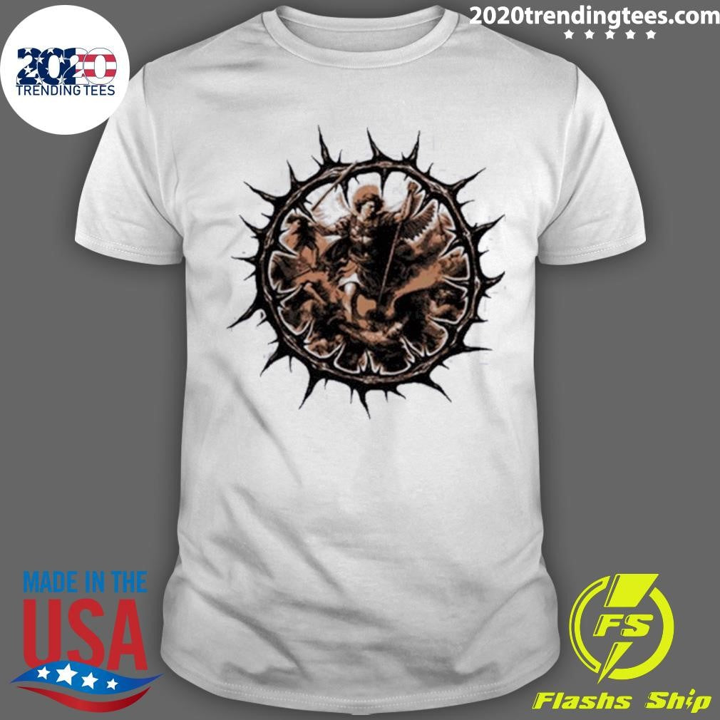 Guilt Trip Armour Of Angels Album Merch Bundle White Shirt Unisex T-shirt, Sweatshirt, Hoodie, Long Sleeve Tee - T-Shirt, Sweatshirt, Hoodie