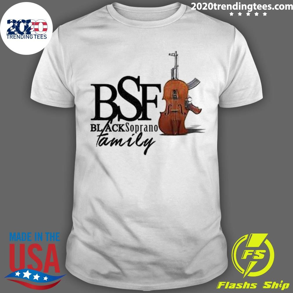 Guitar BSF Black Soprano Family Shirt Unisex T-shirt, Sweatshirt, Hoodie, Long Sleeve Tee - T-Shirt, Sweatshirt, Hoodie