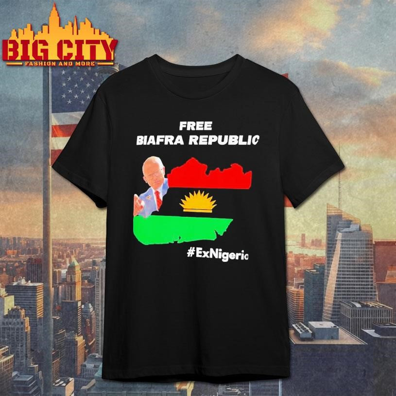 Gunther Fehlinger Free Biafra Republic Exnigeria Shirt Unisex T-shirt, Sweatshirt, Hoodie, Long Sleeve Tee - T-Shirt, Sweatshirt, Hoodie