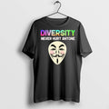 Guy Fawkes Diversity Never Hurt Anyone T Shirts Unisex T-shirt, Sweatshirt, Hoodie, Long Sleeve Tee - T-Shirt, Sweatshirt, Hoodie