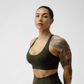 Gymreapers Combat Bra Forest Green Plain Pattern Summer Season Battle T-Shirts, Hoodie, Sweatshirt - T-Shirt, Sweatshirt, Hoodie