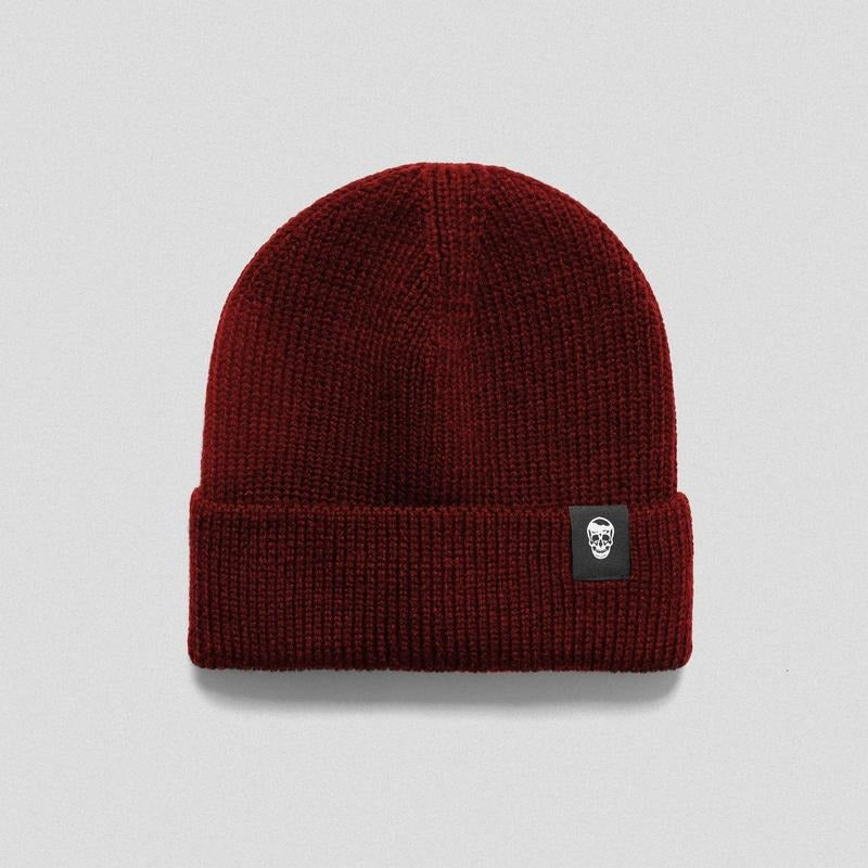 Gymreapers Ribbed Knit Skull Beanie Maroon Cold Weather Performance Comfort T-Shirts, Hoodie, Sweatshirt - T-Shirt, Sweatshirt, Hoodie