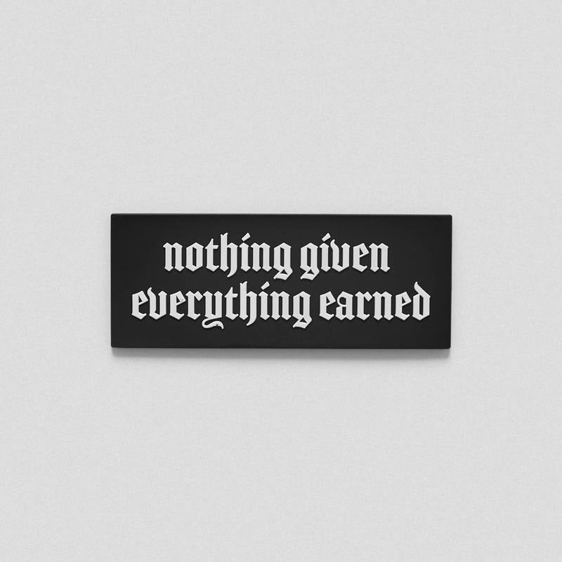 Gymreapers Rubber Patch Nothing Given Everything Earned Hook Loop Closure T-Shirts, Hoodie, Sweatshirt - T-Shirt, Sweatshirt, Hoodie