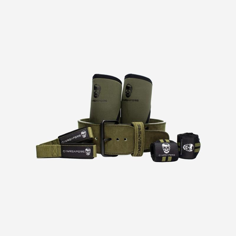 Gymreapers Single Prong Strength Kit Green: 10mm Belt 7mm Sleeves Wraps Straps T-Shirts, Hoodie, Sweatshirt - T-Shirt, Sweatshirt, Hoodie