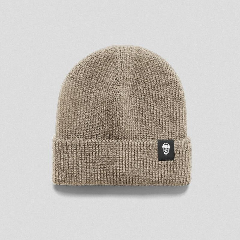 Gymreapers Tan Ribbed Knit Skull Beanie Classic Fit Warmth Performance Cold Weather T-Shirts, Hoodie, Sweatshirt - T-Shirt, Sweatshirt, Hoodie