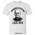 Habemus Papam Pope Leo XIV 267th Pope Leo XIV New Catholic Pope Robert Francis Prevost First American Pope History Shirt Front Cotton Menswear Womenswear Top T-Shirts, Hoodie, Sweatshirt - T-Shirt, Sweatshirt, Hoodie