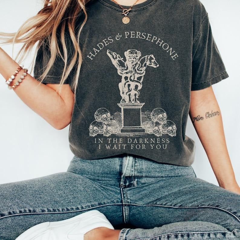Hades Persephone Greek Mythology Greek Goddess Greek Hades Mythology Shirt Goblincore Shirt Bookish Shirt Poet Shirt T-Shirts, Hoodie, Sweatshirt - T-Shirt, Sweatshirt, Hoodie