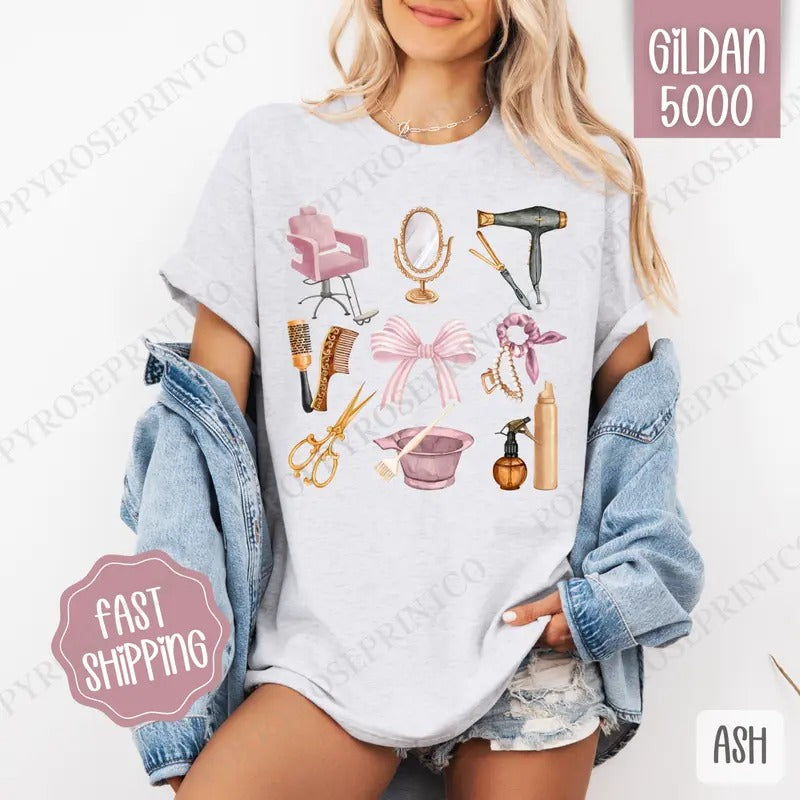 Hair Stylist Shirt Gildan Hairdresser Funny Plus Sizes T-Shirts, Hoodie, Sweatshirt - T-Shirt, Sweatshirt, Hoodie