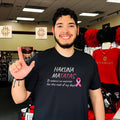 Hakuna matatas it means no worries for the rest of my days pink ribbon shirt Unisex T-shirt, Sweatshirt, Hoodie, Long Sleeve Tee - T-Shirt, Sweatshirt, Hoodie