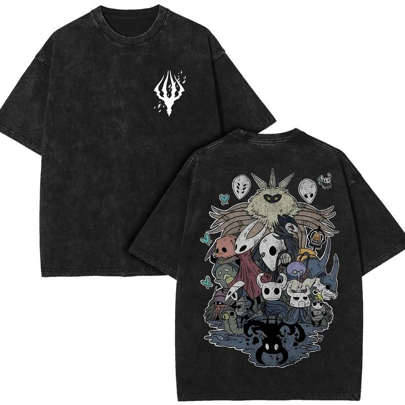 Hallow Knight Hollow Ghost Silksong Shirt Gamer Emo Goth Dark Fantasy Bug Knight Vintage Gamer Streetwear T-Shirts, Hoodie, Sweatshirt - T-Shirt, Sweatshirt, Hoodie