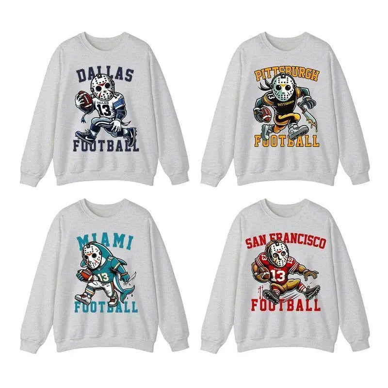 Halloween All Team Football Vintage Football Halloween Big World Logo Halloween T-Shirts, Hoodie, Sweatshirt - T-Shirt, Sweatshirt, Hoodie