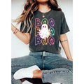 Halloween Boo Neon Neon Halloween Ghost Shirt Halloween Ghost Neon Shirt Halloween Party Shirt Cotton Womenswear T-Shirts, Hoodie, Sweatshirt - T-Shirt, Sweatshirt, Hoodie