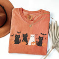 Halloween Cat Shirt Ghost Shirt Ghost Cat Shirt Happy Halloween Retro Spooky Season Black Cat Shirt T-Shirts, Hoodie, Sweatshirt - T-Shirt, Sweatshirt, Hoodie