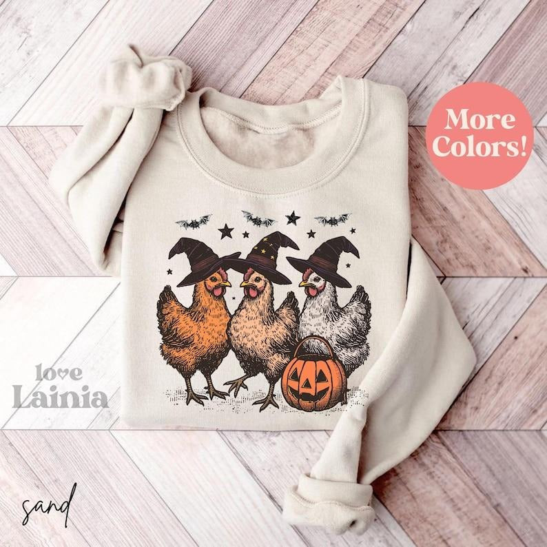 Halloween Chicken Halloween Chicken Shirt Chicken Lover Funny Chicken Shirt Ghost Chickens Fall Chicken T-Shirts, Hoodie, Sweatshirt - T-Shirt, Sweatshirt, Hoodie