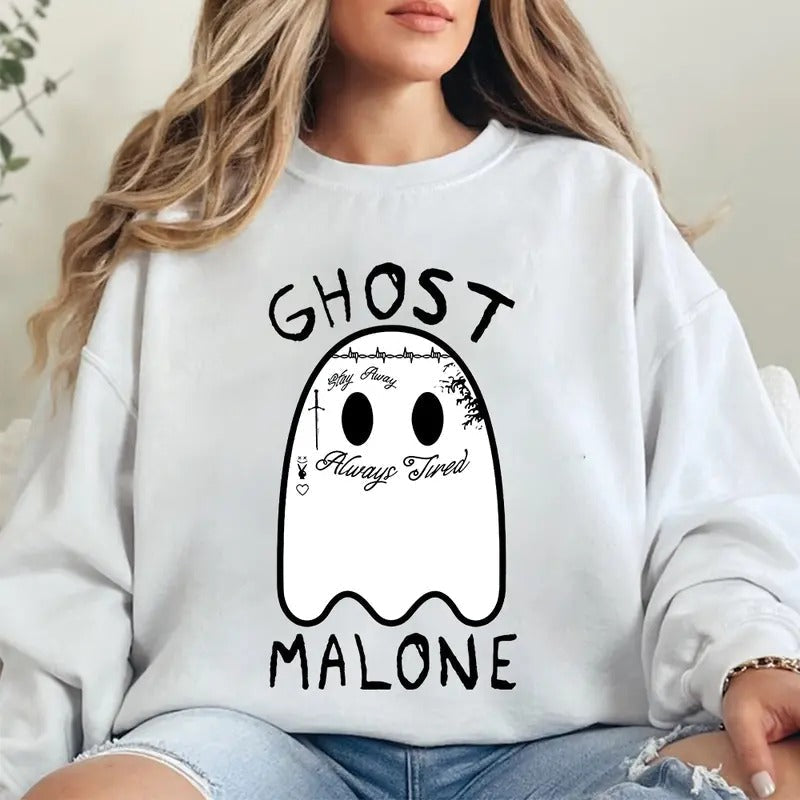 Halloween Ghost Malone Posty T-Shirts, Hoodie, Sweatshirt - T-Shirt, Sweatshirt, Hoodie