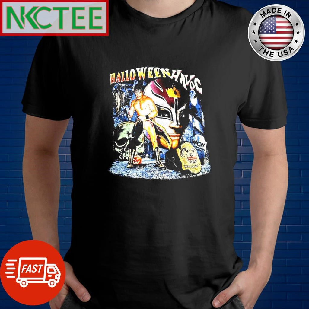 Halloween Havoc 1997 Eddie Guerrero Rey Mysterio Wrestling shirt Unisex T-shirt, Sweatshirt, Hoodie, Long Sleeve Tee - T-Shirt, Sweatshirt, Hoodie