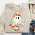 Halloween Lace Ghost Floral Ghost Spooky Fall Floral Shirts Coquette Bow Girl Halloween Shirt Ghost Shirt Fall Coquette Bow Ghost Shirt Fall Halloween Ghost Shirt T-Shirts, Hoodie, Sweatshirt - T-Shirt, Sweatshirt, Hoodie