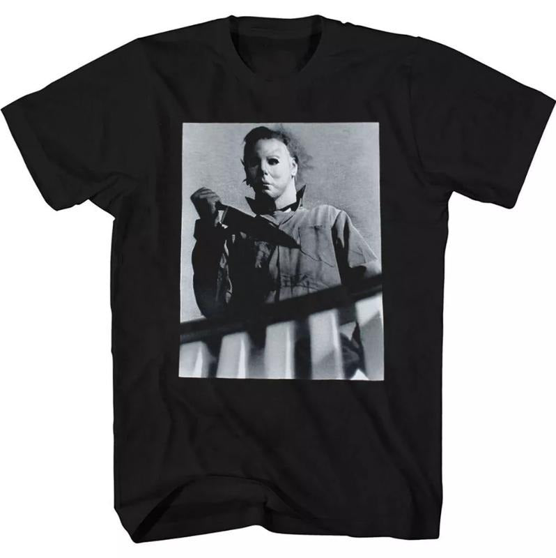 Halloween Michael Myers Knife Photo Ghostface Vintage 90s Scream Horror Movies Shirt Her Him T-Shirts, Hoodie, Sweatshirt - T-Shirt, Sweatshirt, Hoodie