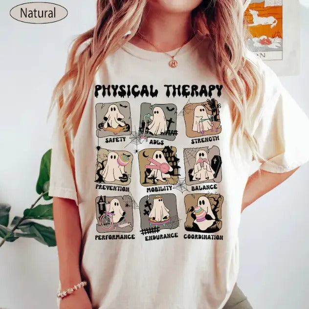 Halloween Physical Therapy Shirt PT Ghosts Shirt Physical Therapist Shirt Spooky PT Shirt PT Pta Shirt Doctor Physical Therapist Shirt T-Shirts, Hoodie, Sweatshirt - T-Shirt, Sweatshirt, Hoodie
