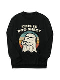Halloween Themed Casual Long Sleeve Round Neck Daily All Seasons T-Shirts, Hoodie, Sweatshirt - T-Shirt, Sweatshirt, Hoodie