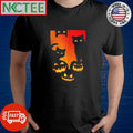 Halloween cats pumpkin horror shirt Unisex T-shirt, Sweatshirt, Hoodie, Long Sleeve Tee - T-Shirt, Sweatshirt, Hoodie