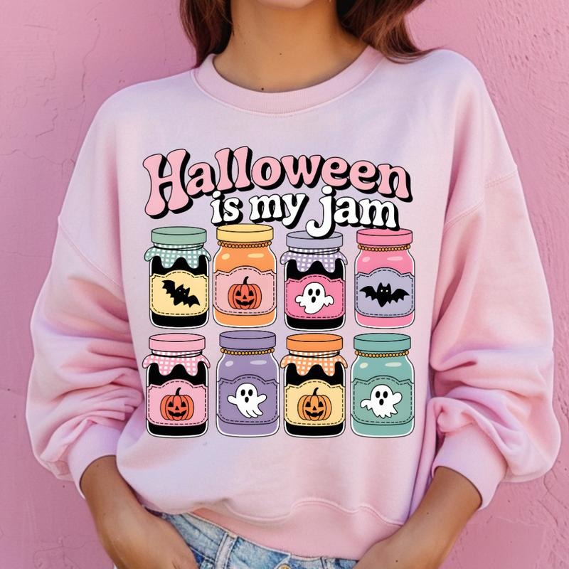Halloween Is My Jam Halloween Relaxed Fit Printed USA Casual Comfort Cotton Top Athletic Boho Chic All Seasons T-Shirts, Hoodie, Sweatshirt - T-Shirt, Sweatshirt, Hoodie