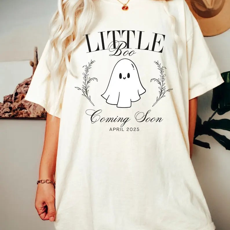 Halloween Pregnancy Maternity Shirt Pregnant Ghost Costume Funny Pregnancy Announcement 2024 New Baby Mommy Fall Mom Be T-Shirts, Hoodie, Sweatshirt - T-Shirt, Sweatshirt, Hoodie