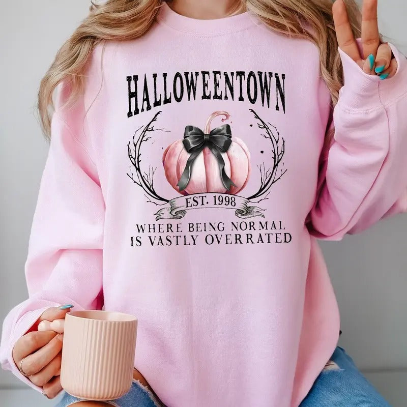 Halloweentown Est 1998 Halloweentown University Retro Halloweentown Fall Halloween Funny Halloween Shirt Halloween Womenstyle{N002}4 T-Shirts, Hoodie, Sweatshirt - T-Shirt, Sweatshirt, Hoodie