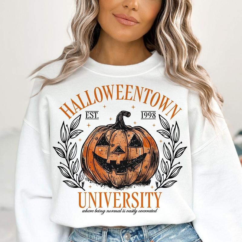 Halloweentown University 1998 Halloween Spooky Season Shirt Retro Halloween Halloween Pumpkin Fall T-Shirts, Hoodie, Sweatshirt - T-Shirt, Sweatshirt, Hoodie