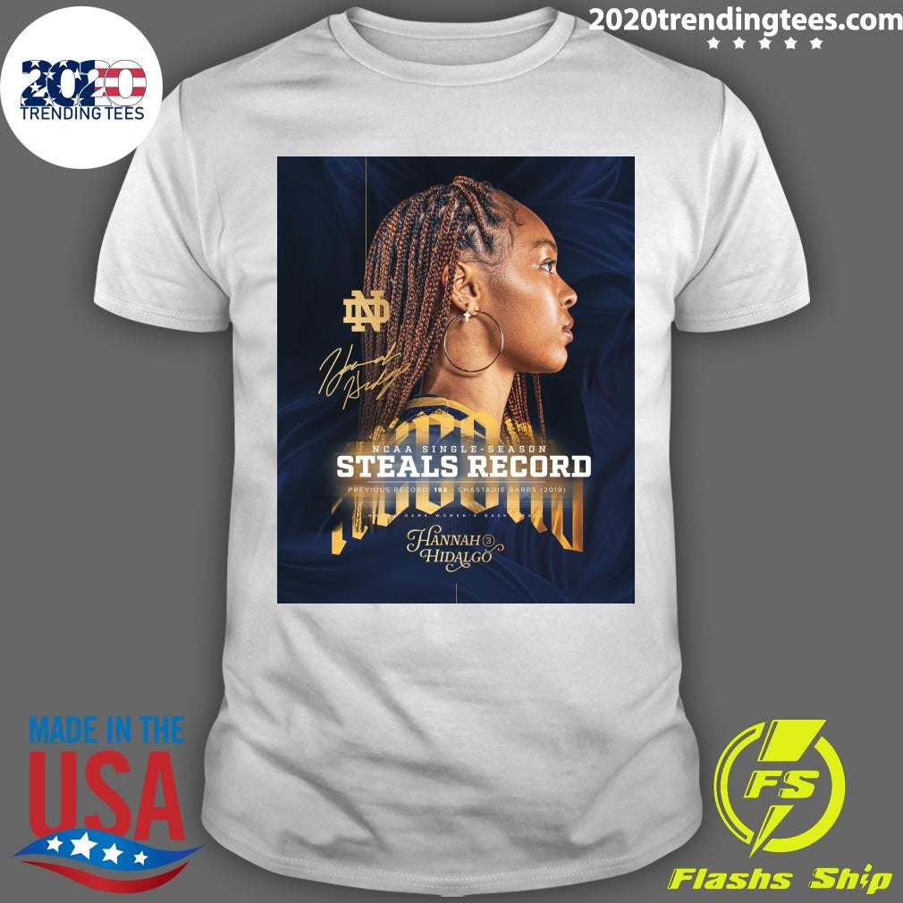 Hannah Hidalgo NCAA Single Season Steals Record Previous Record 192 Chastadie Barrs 2019 Shirt - T-Shirt, Sweatshirt, Hoodie