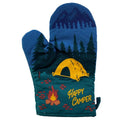 Happy Camper Oven Mitt Hiking Campfire Forest Nature Bonfire Kitchen Glove Funny Kitchenwear Funny Camping Novelty Cookware Green T-Shirts, Hoodie, Sweatshirt - T-Shirt, Sweatshirt, Hoodie