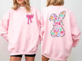 Happy Easter Day Coquette Bow Easter Shirt Coquette Bunny Easter Day Shirt Easter Bunny T-Shirts, Hoodie, Sweatshirt - T-Shirt, Sweatshirt, Hoodie