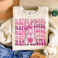 Happy Easter Pink Floral Chinoiserie Easter Coquette Grand Millennial Easter Pink Toile Easter Bunny Bow Easter T-Shirts, Hoodie, Sweatshirt - T-Shirt, Sweatshirt, Hoodie