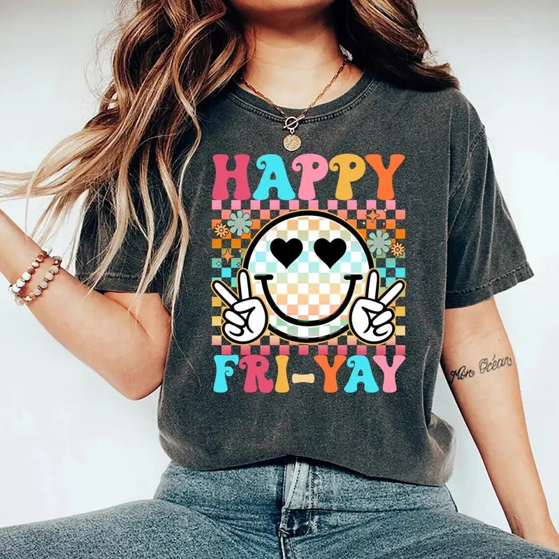 Happy Friyay Shirt Friyay Teacher Shirt Teacher Funny Teacher Shirt Friday Weekend Shirt Fri Yay Shirt Teacher Team Latarshia Grant T-Shirts, Hoodie, Sweatshirt - T-Shirt, Sweatshirt, Hoodie