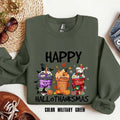 Happy Hallothanksmas Thanksgiving Shirt Shirt Coffee Pumpkin Spice Iced Snowmen Sweatshirtstyle{N002}2 T-Shirts, Hoodie, Sweatshirt - T-Shirt, Sweatshirt, Hoodie