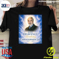 Happy Heavenly Birthday To The Unforgettable Christopher Lee 1922-2015 Shirt Unisex T-shirt, Sweatshirt, Hoodie, Long Sleeve Tee - T-Shirt, Sweatshirt, Hoodie