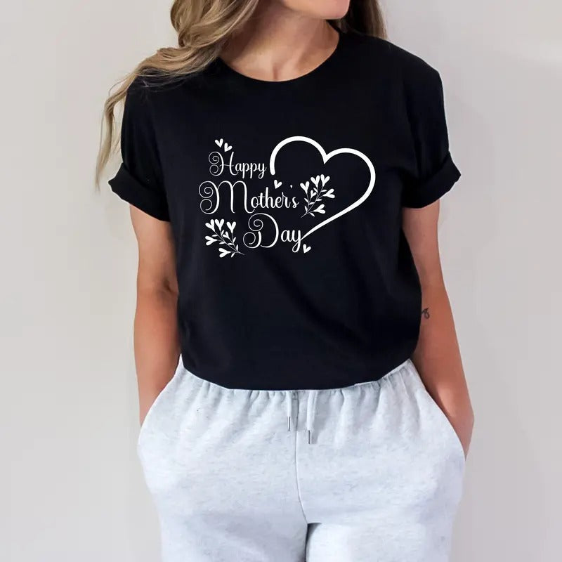 Happy Shirt Happy Mother'S Day Heart Shirt Mom Mother'S Day Shirt Mother'S Day Mom Shirt Happy Mother'S Day T-Shirts, Hoodie, Sweatshirt - T-Shirt, Sweatshirt, Hoodie