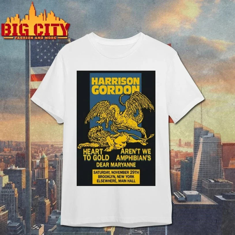 Harrison Gordon Nov 29 2025 In Brooklyn NY Poster shirt Unisex T-shirt, Sweatshirt, Hoodie, Long Sleeve Tee - T-Shirt, Sweatshirt, Hoodie