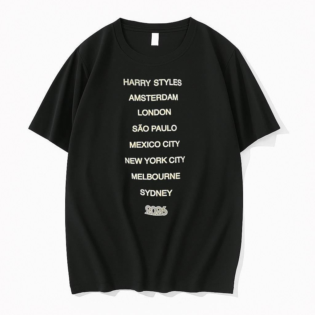 Harry Amsterdam London Sao Paulo Mexico City New York City Melbourne Sydney 2026 Tshirts Sweater - T-Shirt, Sweatshirt, Hoodie