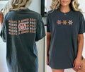 Have Good Day Front Back Retro Smiley Face Flowers Vintage Short Sleeve Shirt TK43GN T-Shirts, Hoodie, Sweatshirt - T-Shirt, Sweatshirt, Hoodie