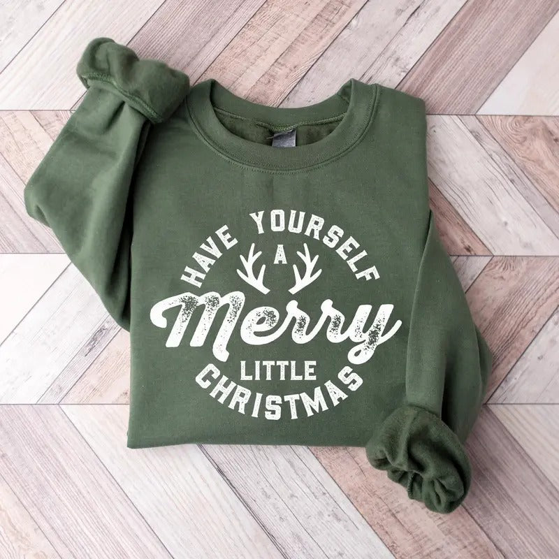Have Yourself Merry Little Happy Cozy Tree Merry T-Shirts, Hoodie, Sweatshirt - T-Shirt, Sweatshirt, Hoodie