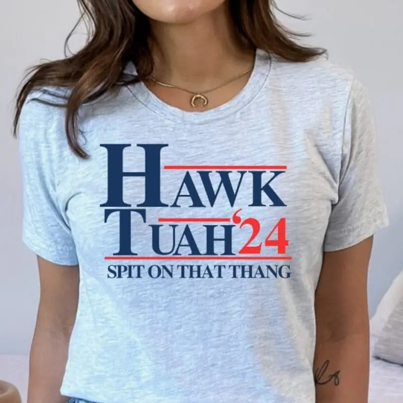 Hawk Tuah 24 Spit That Thang Viral Hawk Tuah Girl Hawk Tuah 2024 Funny Viral Her Him T-Shirts, Hoodie, Sweatshirt - T-Shirt, Sweatshirt, Hoodie