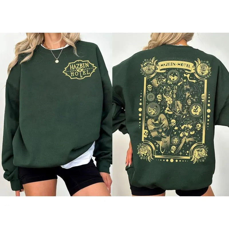 Hazbin Hotel 2 Sides Shirt Alastor Hazbin Hotel Charlie Morningstar Characters Shirt Angel Dust Hazbin Hotel Vivziepop Shirt T-Shirts, Hoodie, Sweatshirt - T-Shirt, Sweatshirt, Hoodie