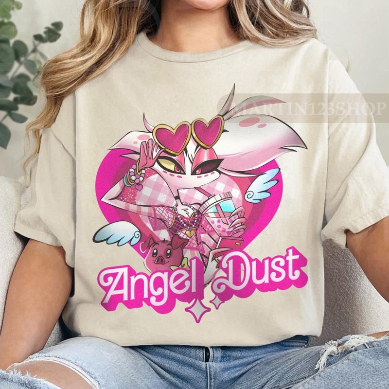 Hazbin Hotel Angel Dust Fat Nugget Lover Hazbin Hotel Characters Helluva Boss T-Shirts, Hoodie, Sweatshirt - T-Shirt, Sweatshirt, Hoodie
