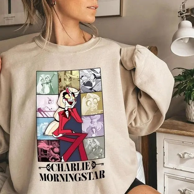 Hazbin Hotel Charlie Eras Tour Helluva Boss T-Shirts, Hoodie, Sweatshirt - T-Shirt, Sweatshirt, Hoodie